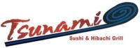 Logo for Tsunami Sushi & Hibachi Grill.