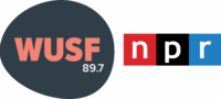 Logo for WUSF, a National Public Radio station in Tampa Bay.