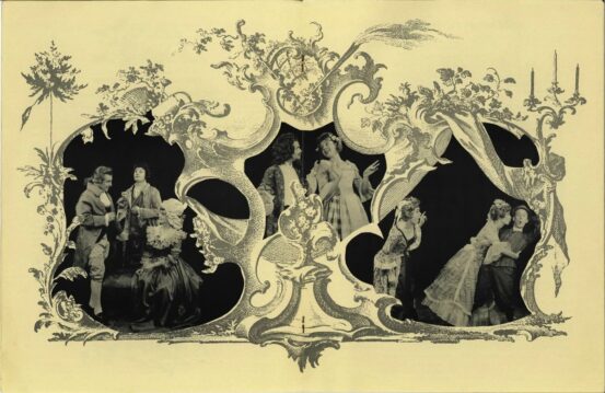 Historic image of a comedy festival and its performers.