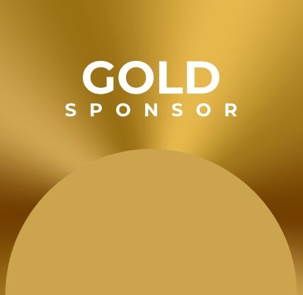 Gold sponsor logo.