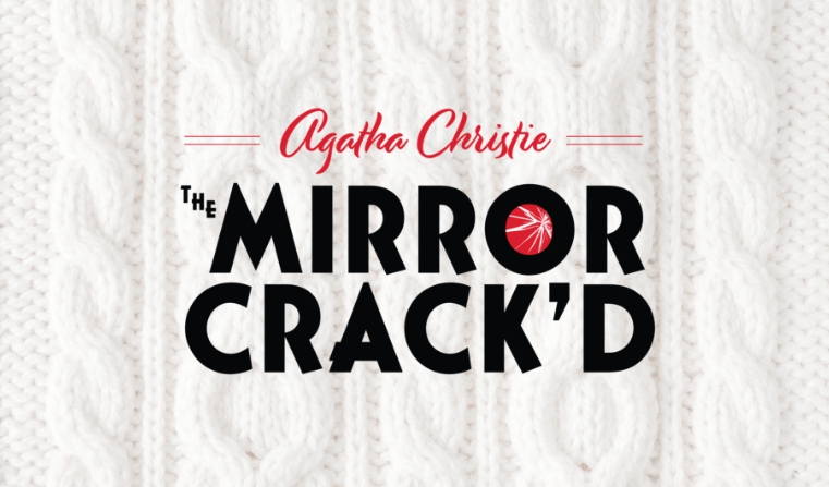 Logo for Asolo Rep's production of Agatha Christie's The Mirror Crack'd.