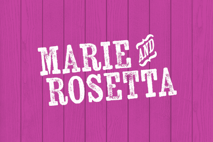 Logo for Asolo Rep's production of Marie and Rosetta.