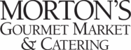 Logo for Morton's Gourmet Market & Catering.
