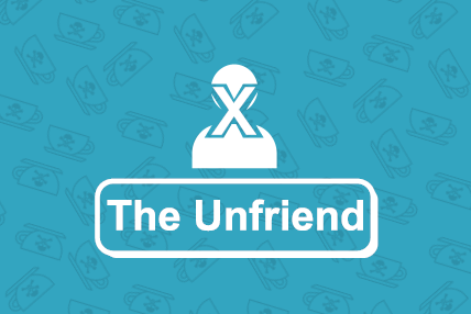 Logo for Asolo Rep's production of The Unfriend.