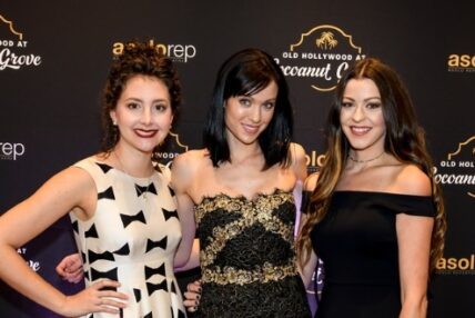 Three women posing for photo at Asolo Rep's 2019 Annual Gala.