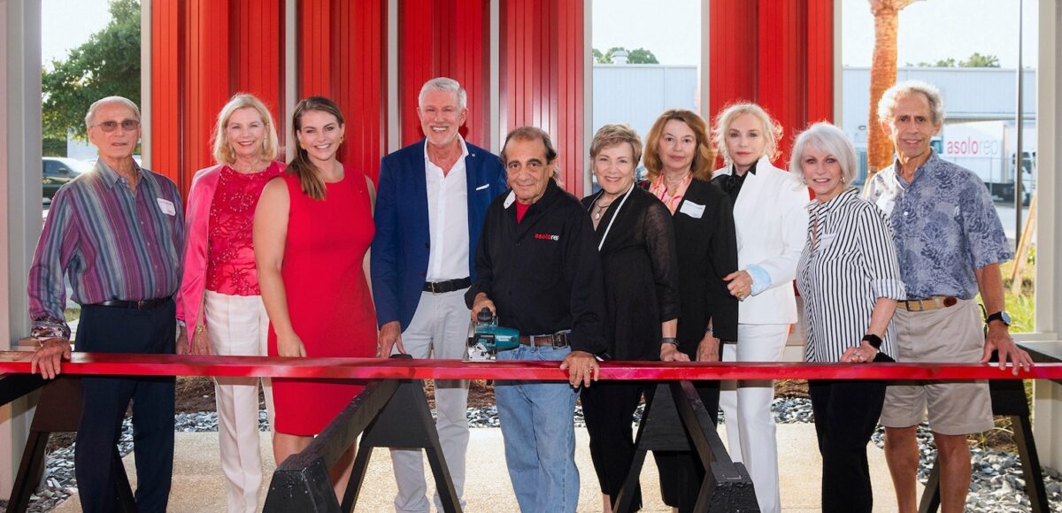 Asolo Rep's board of directors smiling for a photo.