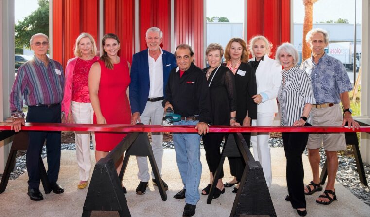 Asolo Rep's board of directors smiling for a photo.